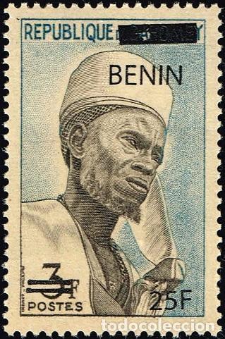 Stamps: Ben&iacute;n 2009 Mi. 1470 sobrecargado Dahomey hombre Bariba tocado retrato