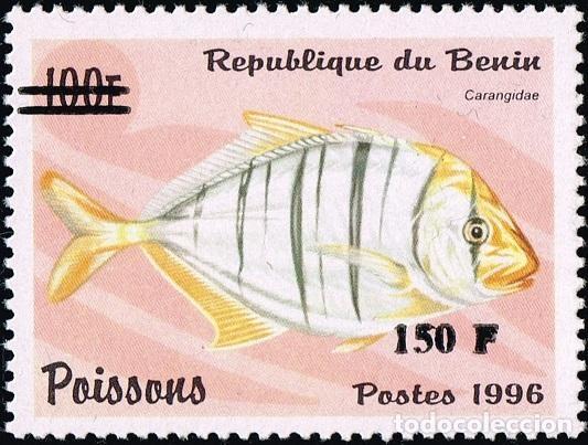 Francobolli: Ben&iacute;n 2000 Mi. 1287 sobrecargado peces Carangidae fauna marina