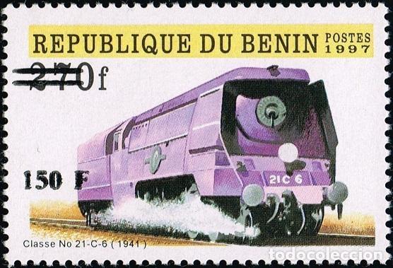 Francobolli: Ben&iacute;n 2000 Mi. 1289 sobrecargado locomotora tren Clase 21-C-6 1941
