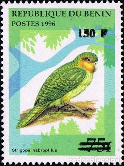 Francobolli: Ben&iacute;n 2000 Mi. 1266 sobrecargado loro kakapo Strigops habroptilus