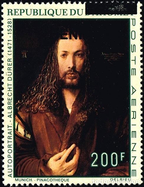 Sellos: Ben&iacute;n 2009 Mi. 1533 sobrecargado Albrecht D&uuml;rer autorretrato pintura