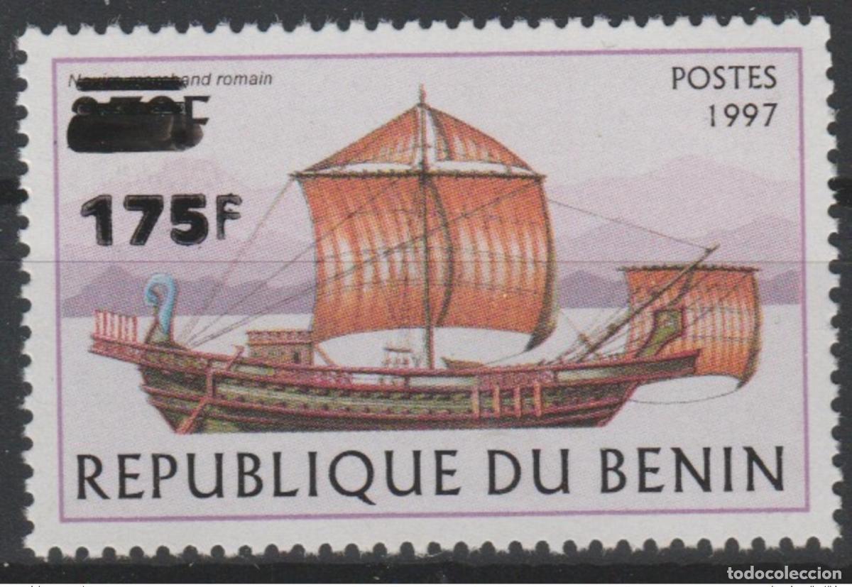 Sellos: Ben&iacute;n 2005 Mi. 1380 Barco Roma Imperio Romano R&ouml;mer sobrecargado MNH**