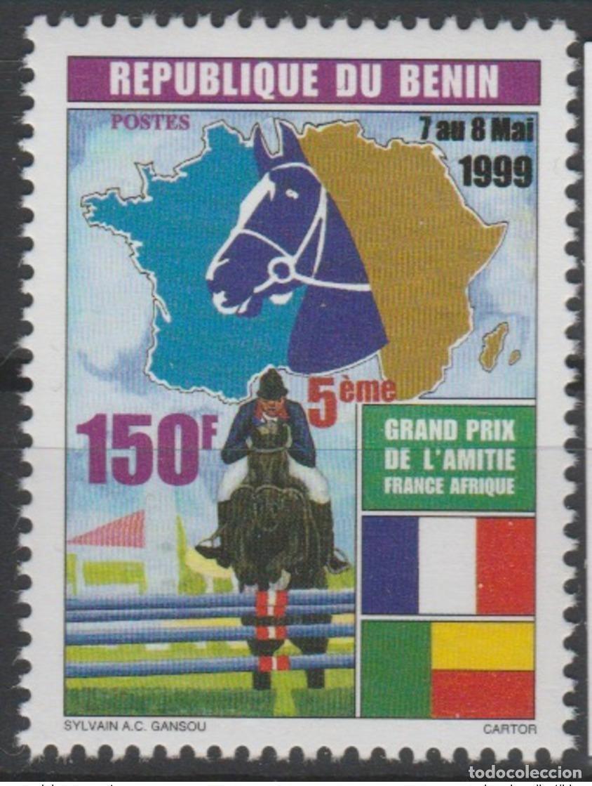 Sellos: Ben&iacute;n 1999 Mi. 1224 150 F H&iacute;pica a caballo Gran Premio de l'Amiti&eacute; Francia &Aacute;frica