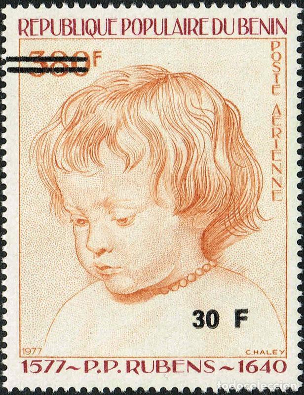 Sellos: Ben&iacute;n 1995 Mi. 659 sobrecargado Rubens pintura retrato ni&ntilde;o arte