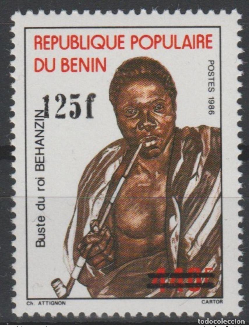 Sellos: Ben&iacute;n 1988 Mi. A469 Busto del rey Behanzin K&ouml;nig) sobreimpresi&oacute;n (MNH)