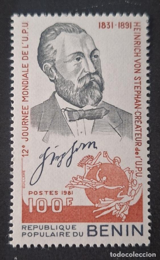 Sellos: Ben&iacute;n 1981 Mi. 270 Heinrich von Stephan UPU D&iacute;a Mundial del Correo