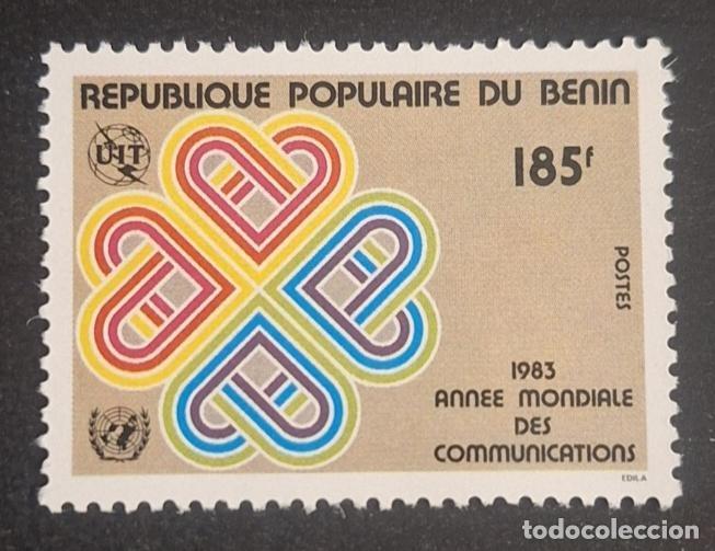 Timbres: Ben&iacute;n 1983 Mi. 314 A&ntilde;o Mundial de las Comunicaciones UIT ONU
