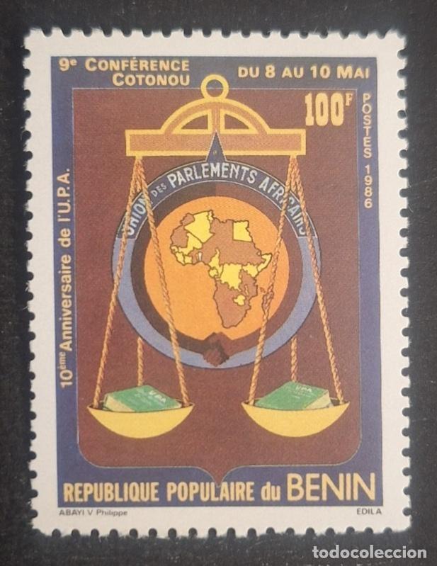 Stamps: Ben&iacute;n 1986 Mi. 434 Uni&oacute;n Parlamentos Africanos UPA Conferencia Cotonou