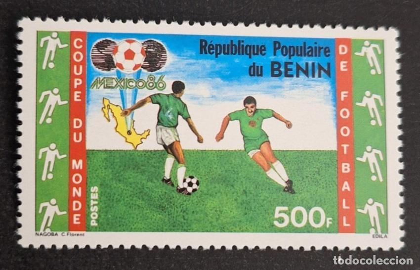 Stamps: Ben&iacute;n 1986 Mi. 440 Copa del Mundo f&uacute;tbol M&eacute;xico 86 FIFA