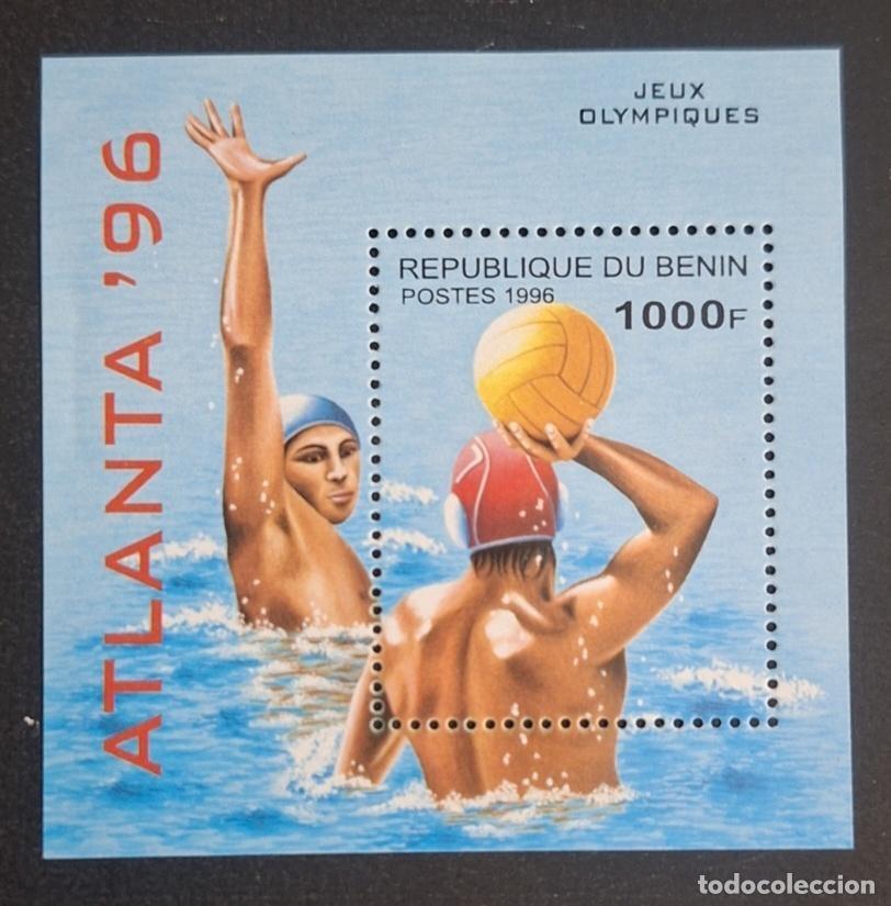 Briefmarken: Ben&iacute;n 1996 Mi. Bl. 8 Juegos Ol&iacute;mpicos Atlanta waterpolo deporte