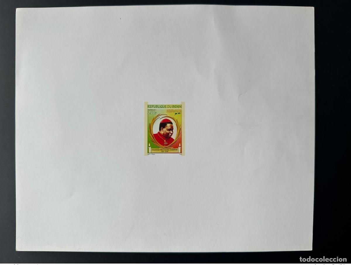 Sellos: Ben&iacute;n 2011 Mi. 1648 Prueba de lujo La religi&oacute;n del cardenal Bernardin Gantin 1922-2008