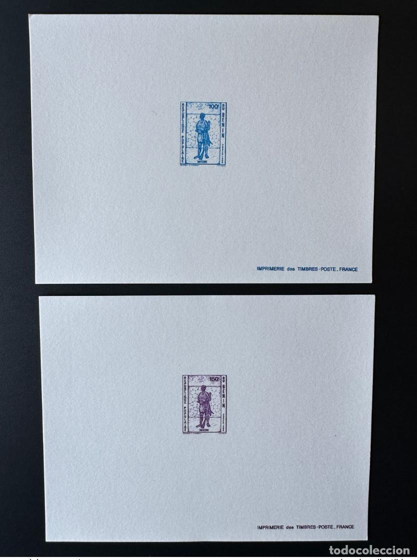 Sellos: Ben&iacute;n 1986 Mi. 442 - 443 Proof De Luxe Serie actual Amazone