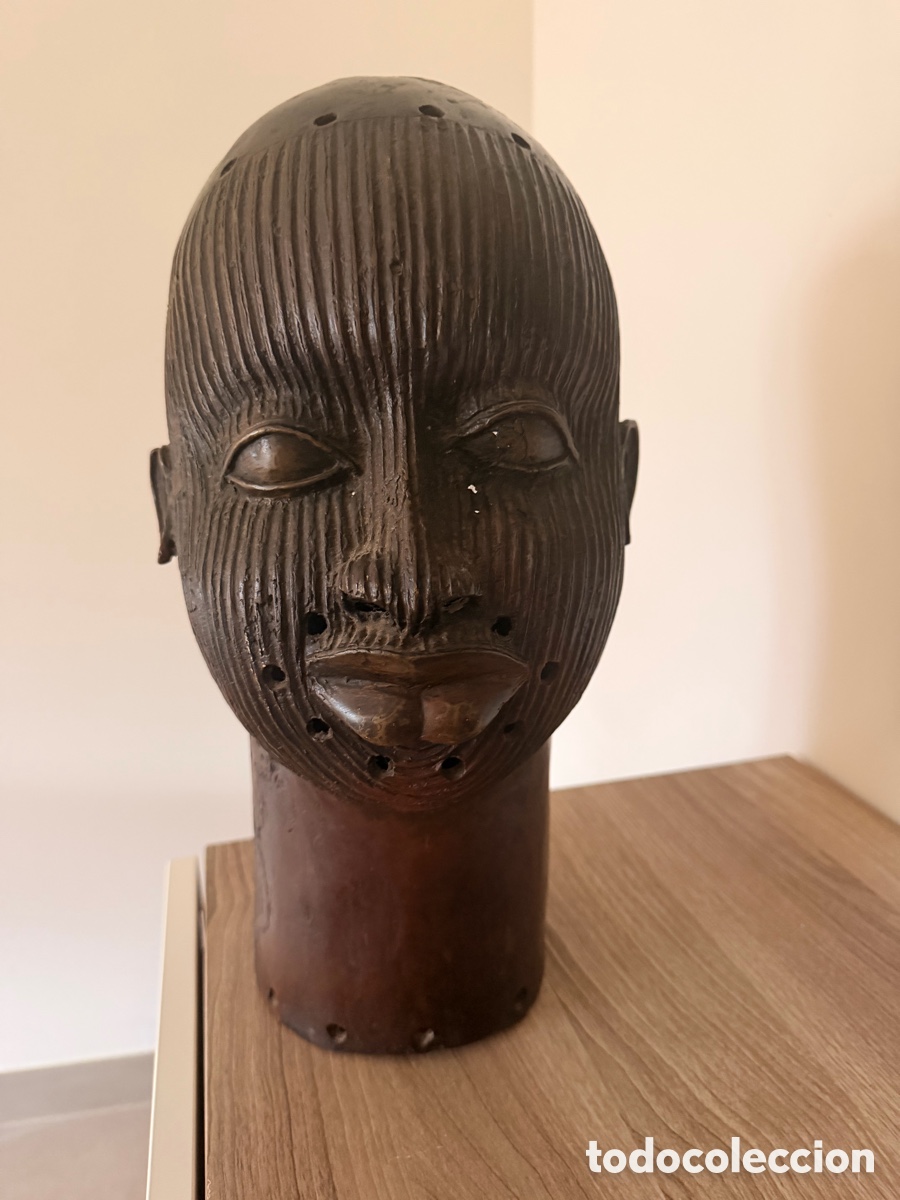 Sellos: Cabeza de bronze Yoruba