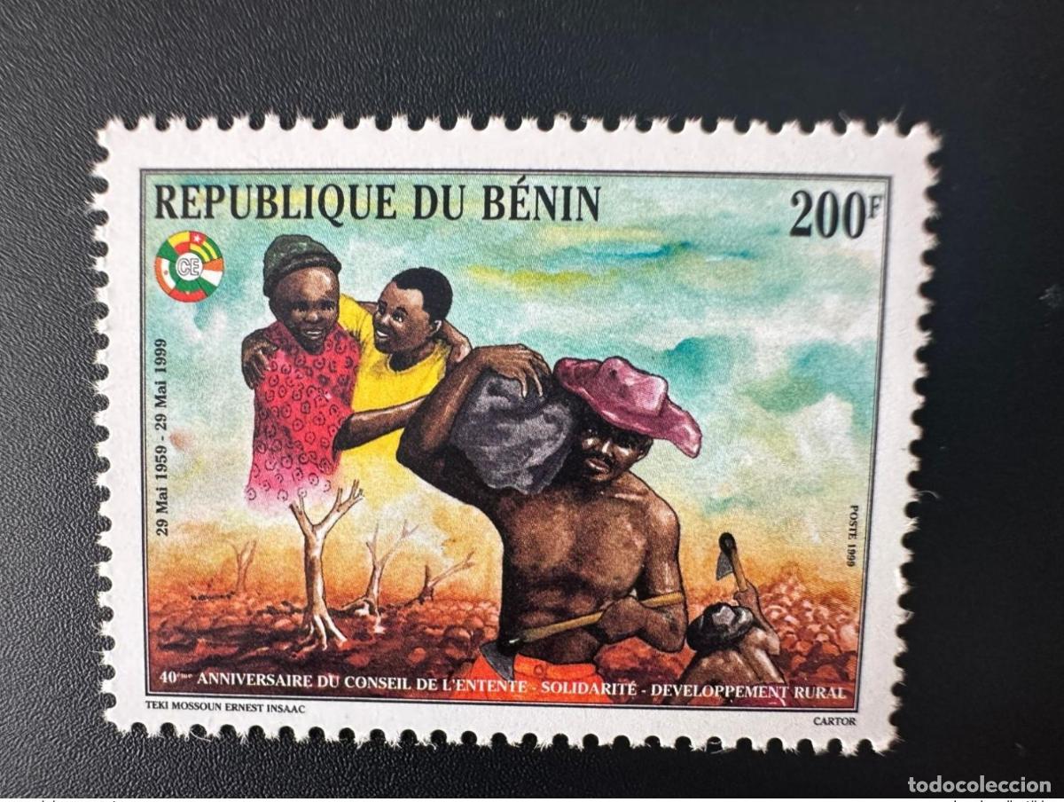 Sellos: Benin 1999 Mi. 1231 I 200F N&uacute;mero conjunto del Consejo de la Entente