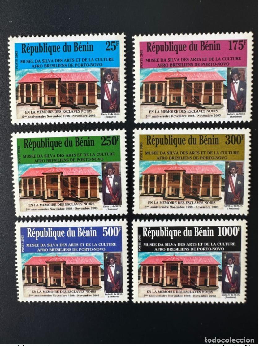 Sellos: Benin 2003 Mi. 1350 - 1355 Museo Da Silva de Arte y Cultura Afrobrasile&ntilde;a MNH**
