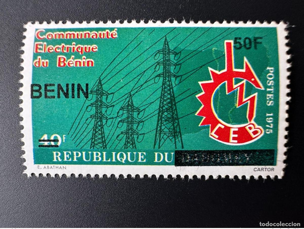 Sellos: Benin 2009 Mi. 1582 Comunidad El&eacute;ctrica de CEB sobrecargada sobreimpresi&oacute;n MNH