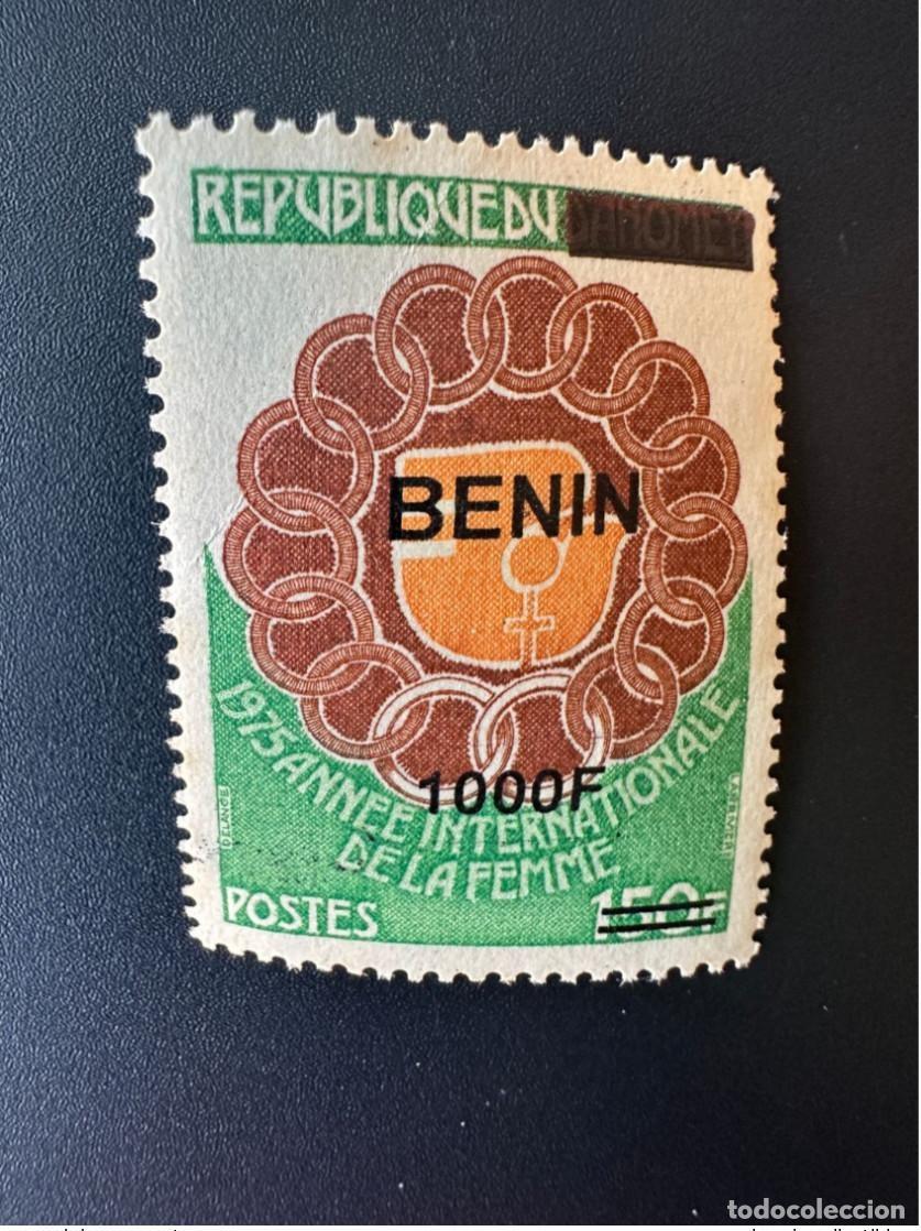 Sellos: Benin 2009 Mi. 1632 Overloaded A&ntilde;o Internacional de la Mujer Frau 1975