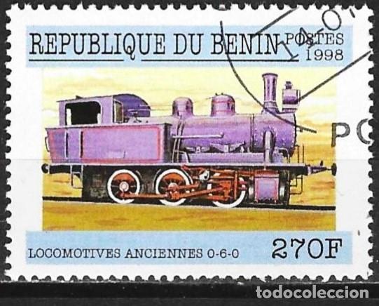 Sellos: Benin 1998 - Mi 1027 - YT 817 - Locomotora