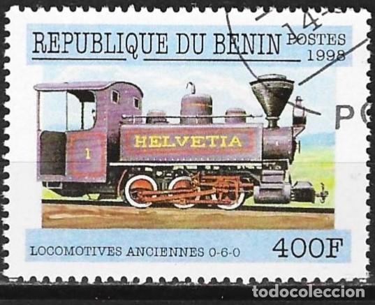 Sellos: Benin 1998 - Mi 1029 - YT 819 - Locomotora