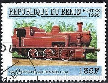 Sellos: Benin 1998 - Mi 1024 - YT 814 - Locomotora