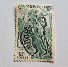 Sellos: 1946/50 CAMEROUN 10F CHEVALIER SELLO STAMP