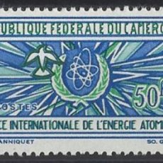 Sellos: CAMERUN 1967 - CAMEROUN - AGENCIA INTERNACIONAL DE LA ENERGIA ATOMICA - YVERT 439**
