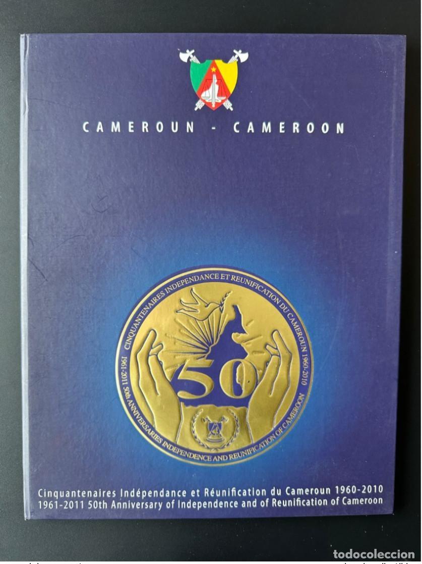 Sellos: Camer&uacute;n 2010 Mi. 1261 1264 Bl 37 Cincuentenario de la Independencia Caja reunificaci&oacute;n