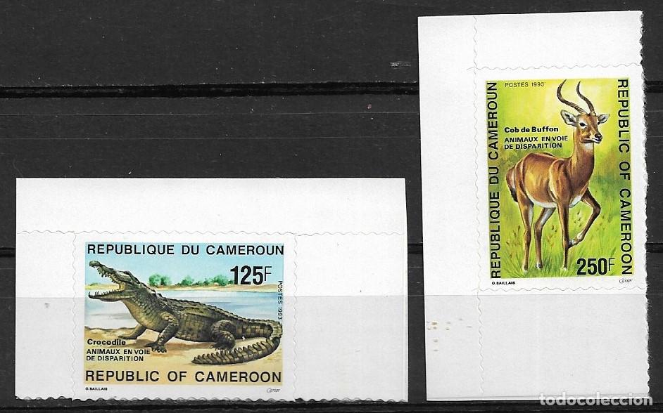 Sellos: CAMER&Uacute;N 1993, Ivert 865/66 - ADHESIVOS - FAUNA, ANIMALES. MNH.