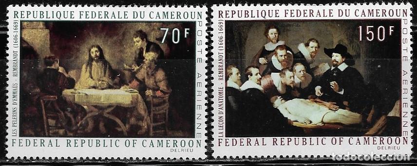 Sellos: CAMER&Uacute;N 1970, Ivert A-169/70 - PINTURAS DE REMBRANDT. MNH.