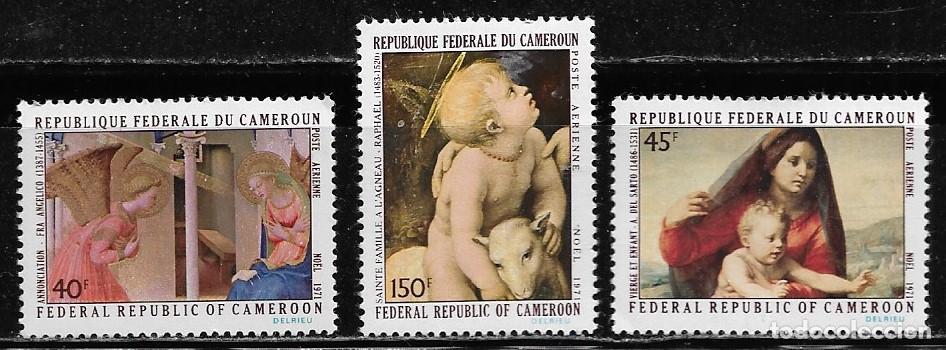 Sellos: CAMER&Uacute;N 1971, Ivert A-193/95 - PINTURAS - NAVIDAD. MNH.