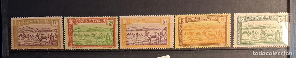 Sellos: CAMER&Uacute;N, 1925/1927, CAT.YT. 106/111, FALTA 108.