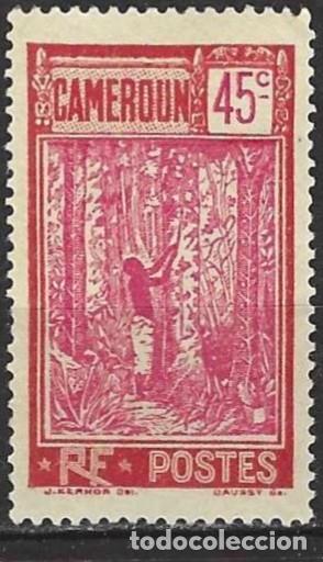 Sellos: Camer&uacute;n 1925 - Mi 81 - YT 118 - Cosecha de caucho - MNG