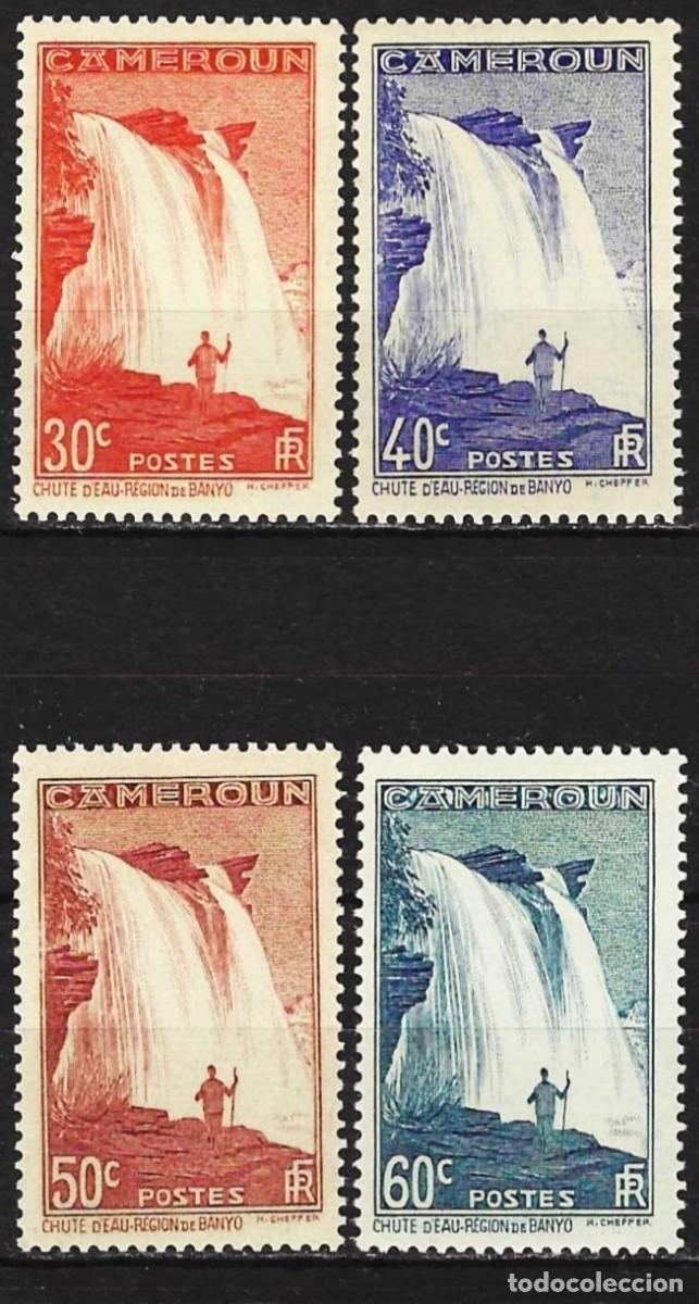 Sellos: Camer&uacute;n 1939 - Mi 134... - YT 170... - Cascadas de Minto - MNH**