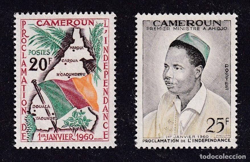 Sellos: CAMEROUN n&deg; 310 et 311 ** proclamation de l'ind&eacute;pendance