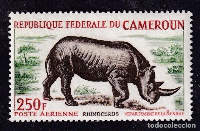 Sellos: CAMEROUN PA n&deg; 55A ** rhinoc&eacute;ros