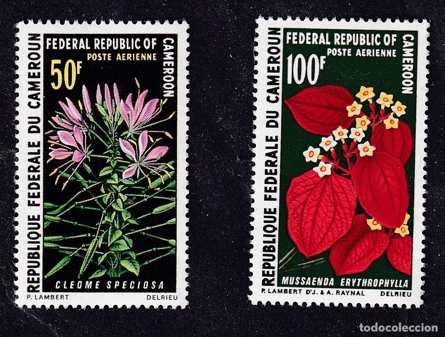 Sellos: CAMEROUN PA n&deg; 155 et 156 ** plantes