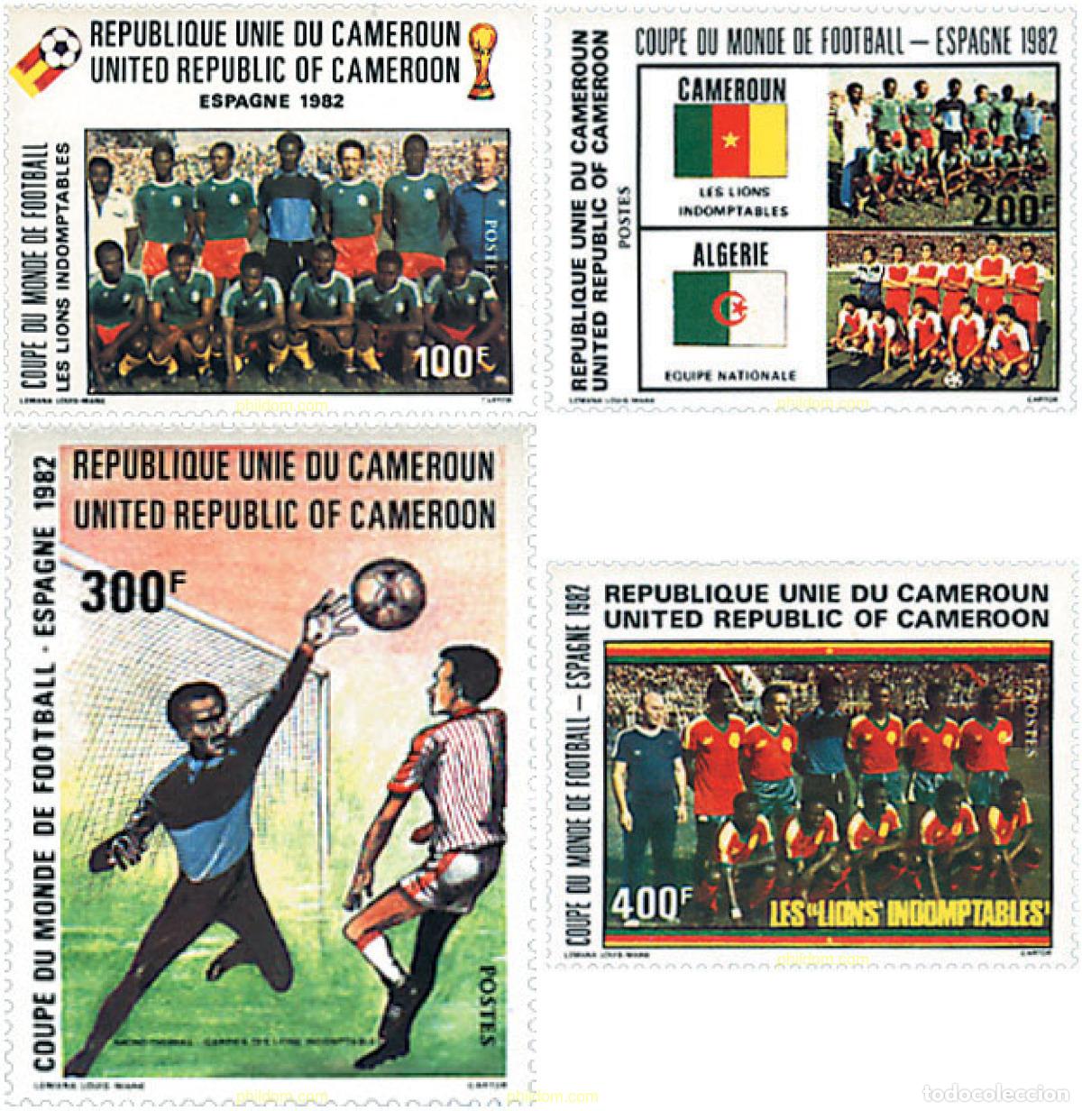 Sellos: 27526 MNH CAMERUN 1982 COPA DEL MUNDO DE FUTBOL. ESPA&Ntilde;A-82