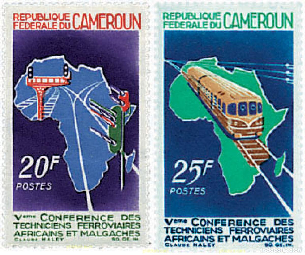 Briefmarken: 61336 MNH CAMERUN 1967 5 CONFERENCIA FERROVIARIA
