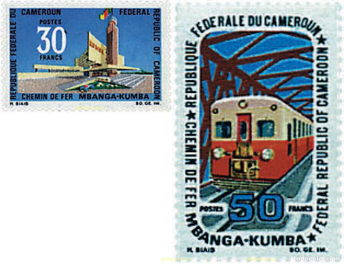 Timbres: 57991 MNH CAMERUN 1969 FERROCARRIL DE MBANGA-KUMBA