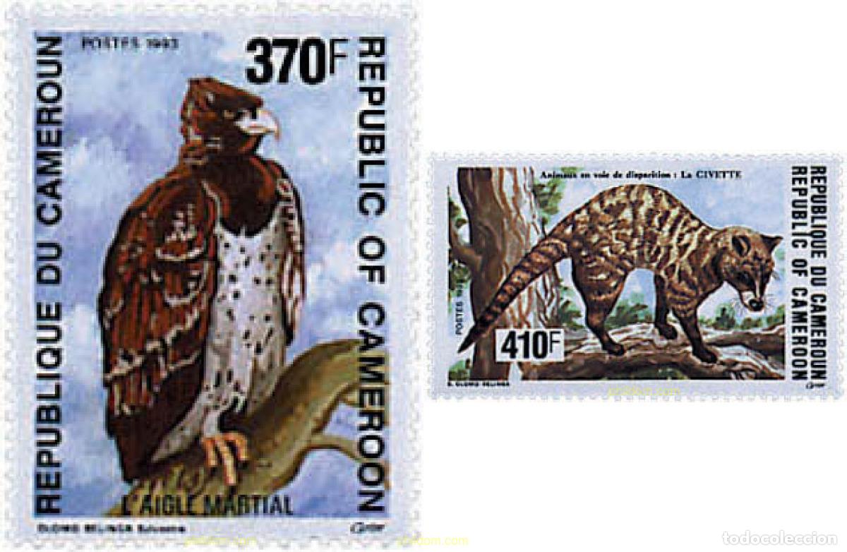 Sellos: 33469 MNH CAMERUN 1993 FAUNA