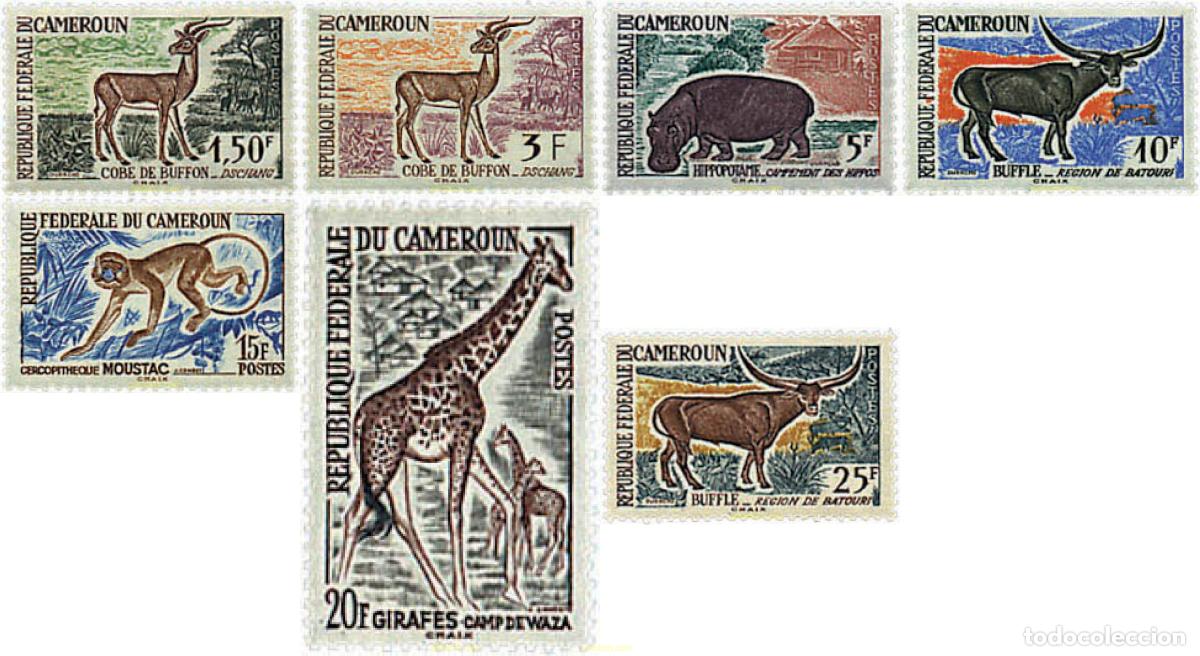 Sellos: 625565 MNH CAMERUN 1962 MAMIFEROS