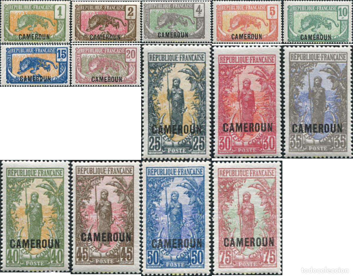 Sellos: 667895 MNH CAMERUN 1921 SERIE BASICA