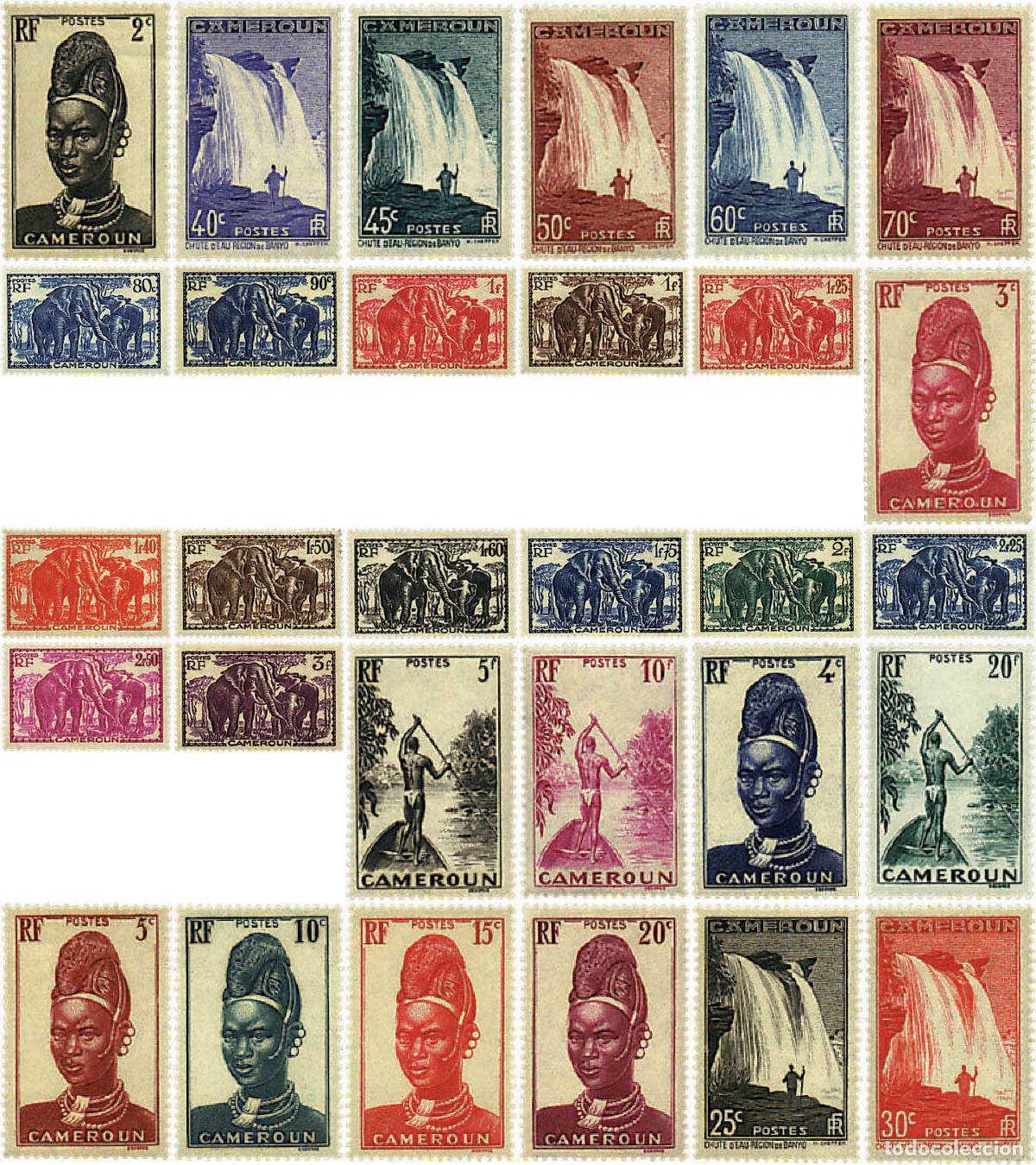 Sellos: 667909 HINGED CAMERUN 1939 SERIE BASICA