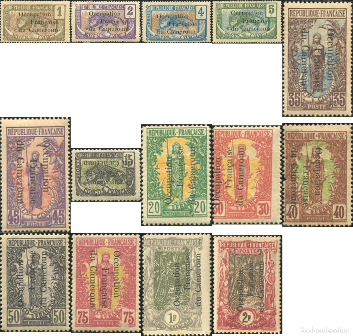 Sellos: 79610 MNH CAMERUN 1916 SERIE BASICA