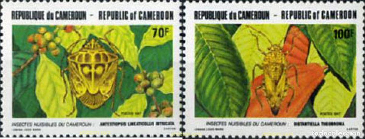 Sellos: 29366 MNH CAMERUN 1987 INSECTOS