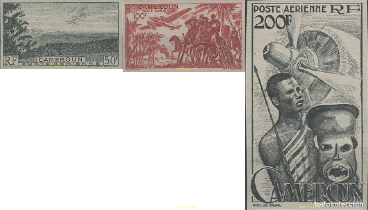 Sellos: 651821 MNH CAMERUN 1947 SERIE BASICA