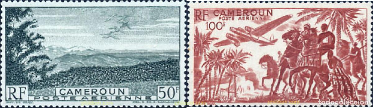 Sellos: 668005 MNH CAMERUN 1947 SERIE BASICA
