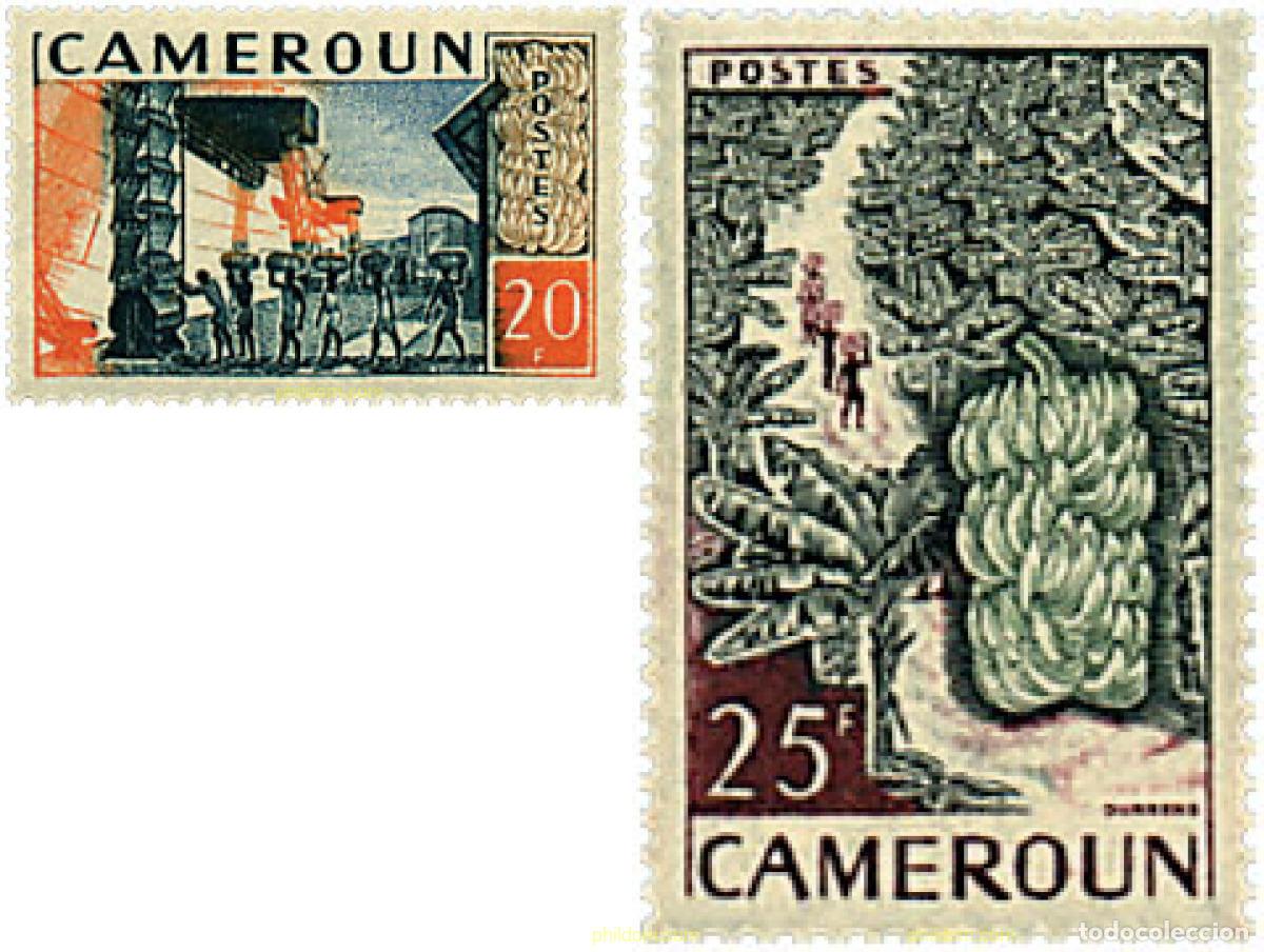 Sellos: 57986 MNH CAMERUN 1959 PRODUCCION BANANERA