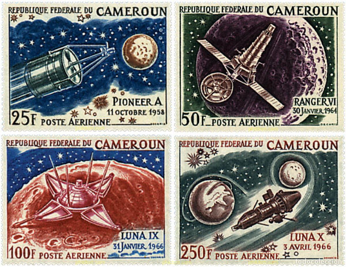 Sellos: 172637 MNH CAMERUN 1967 EXPLORACION DEL ESPACIO