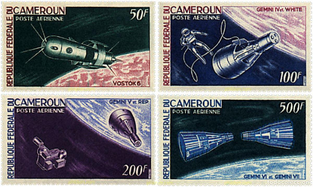 Sellos: 190090 MNH CAMERUN 1966 CONQUISTA DEL ESPACIO